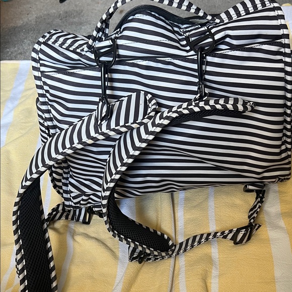Ju-Ju-Be Black and White Striped Baby Bag - Picture 5 of 8